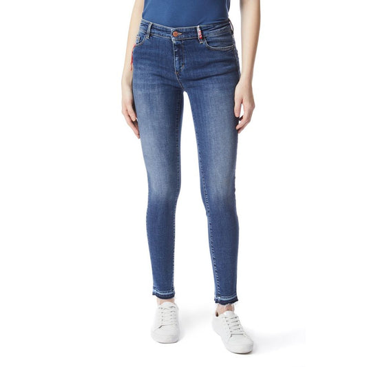 Jeans skinny in cotone blu Gas