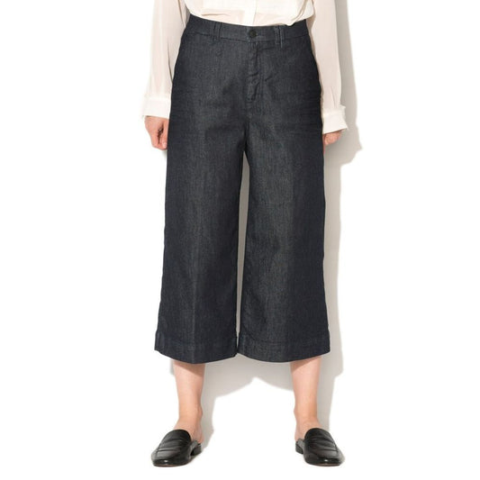 Jeans corti Gas in poliestere blu