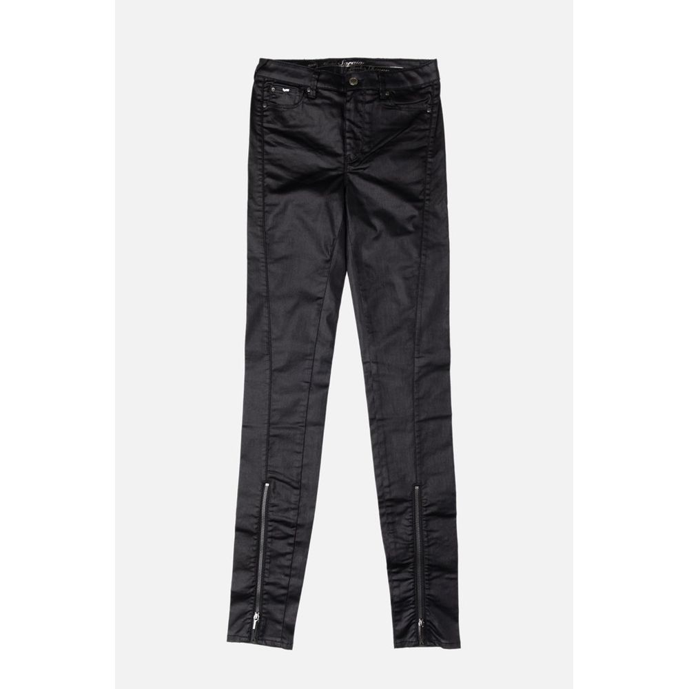 Gas Jeans Skinny in Cotone Nero