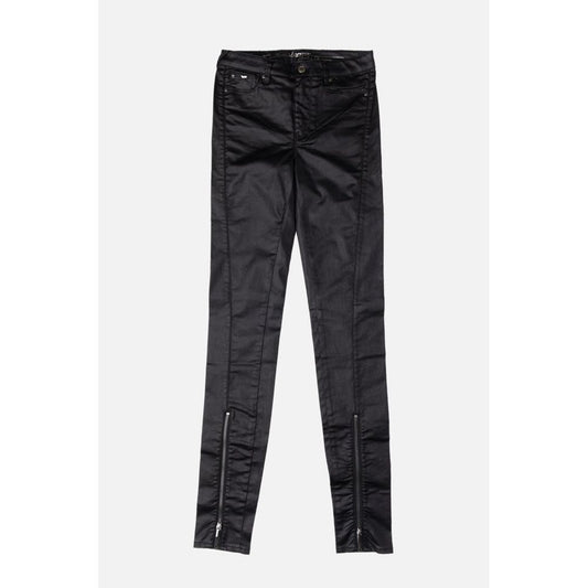 Gas Jeans Skinny in Cotone Nero