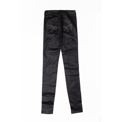Gas Jeans Skinny in Cotone Nero