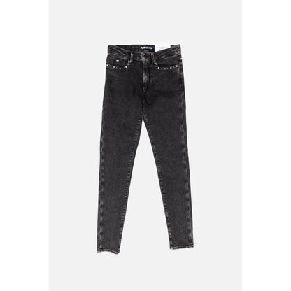 Jeans Skinny Gas in Cotone Grigio