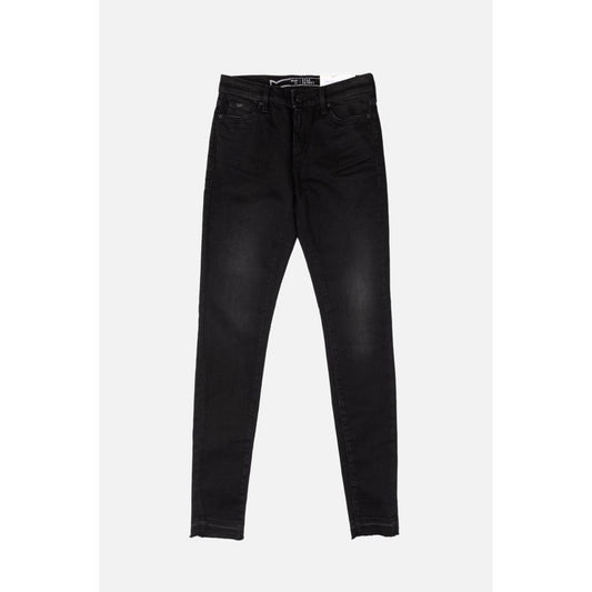 Gas Jeans Skinny in Cotone Nero