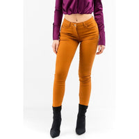 Jeans Skinny in Cotone Marrone Patrizia Pepe