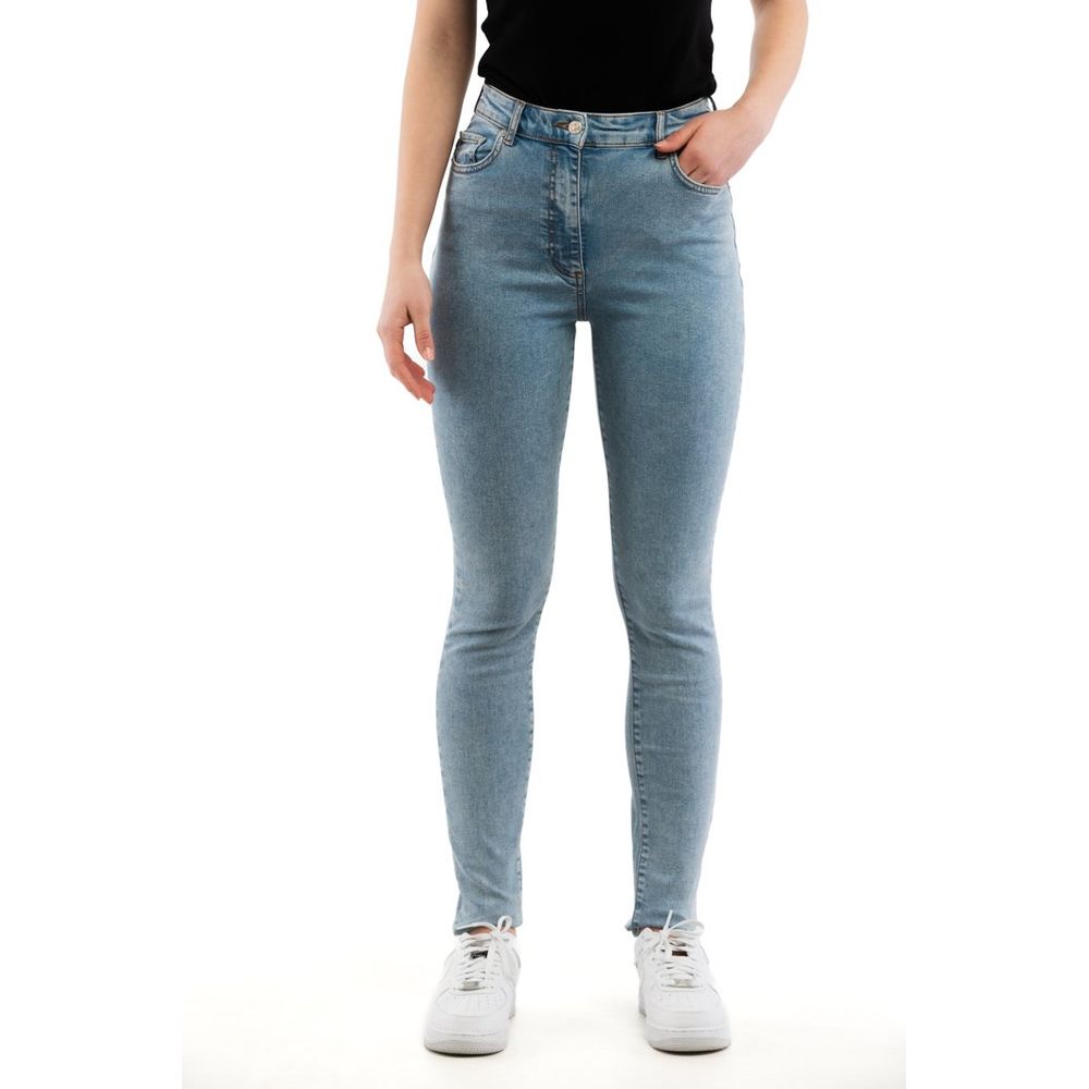 Moschino Multicolor Cotton Skinny Jeans
