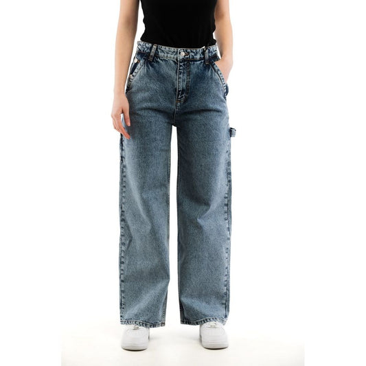 Jeans Moschino in cotone multicolore a vestibilità comoda