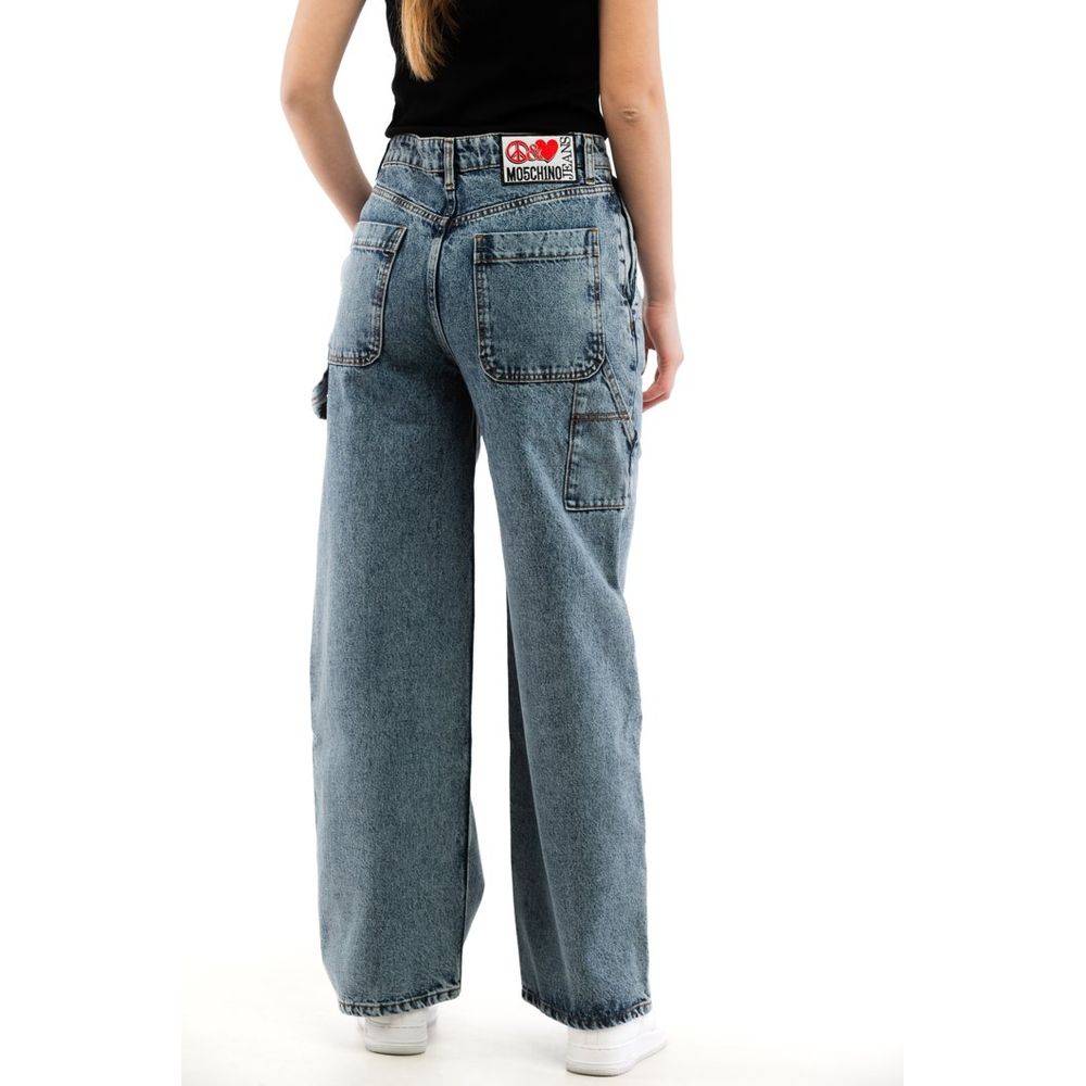 Jeans Moschino en coton multicolore coupe décontractée