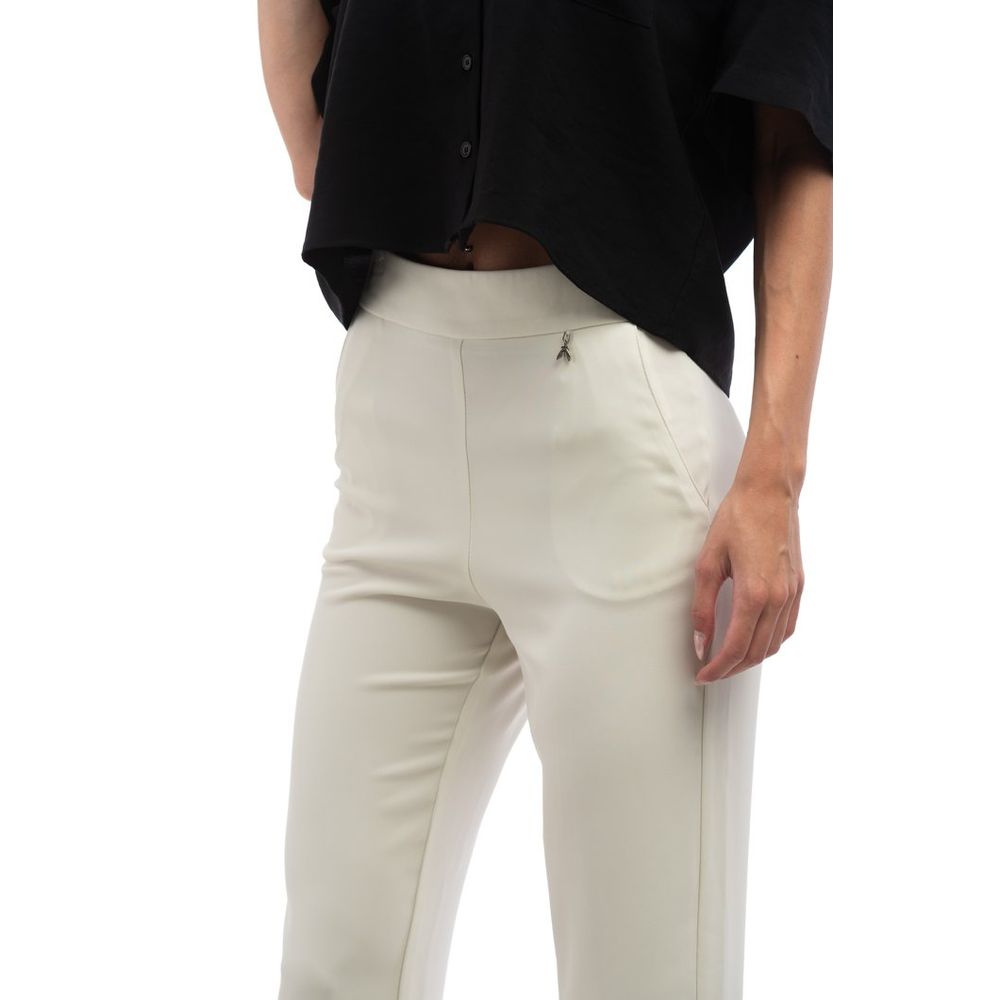 Pantalon décontracté Patrizia Pepe gris en polyester