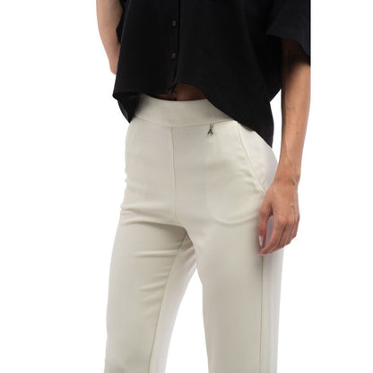 Pantalon décontracté Patrizia Pepe gris en polyester