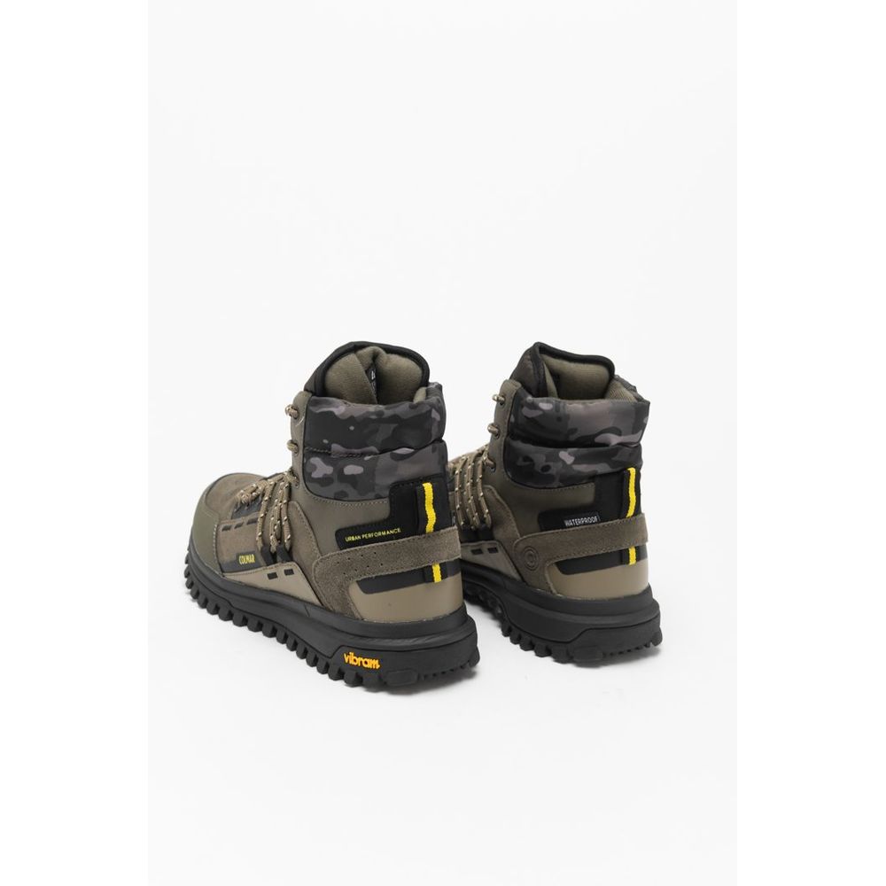 Bottines Colmar en cuir vert