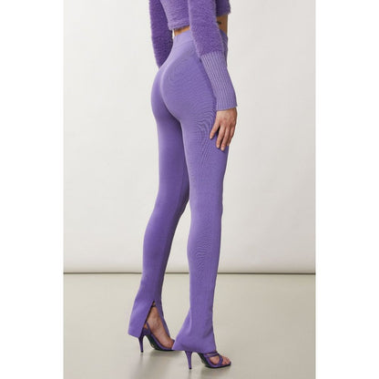 Leggings Patrizia Pepe in lyocell viola