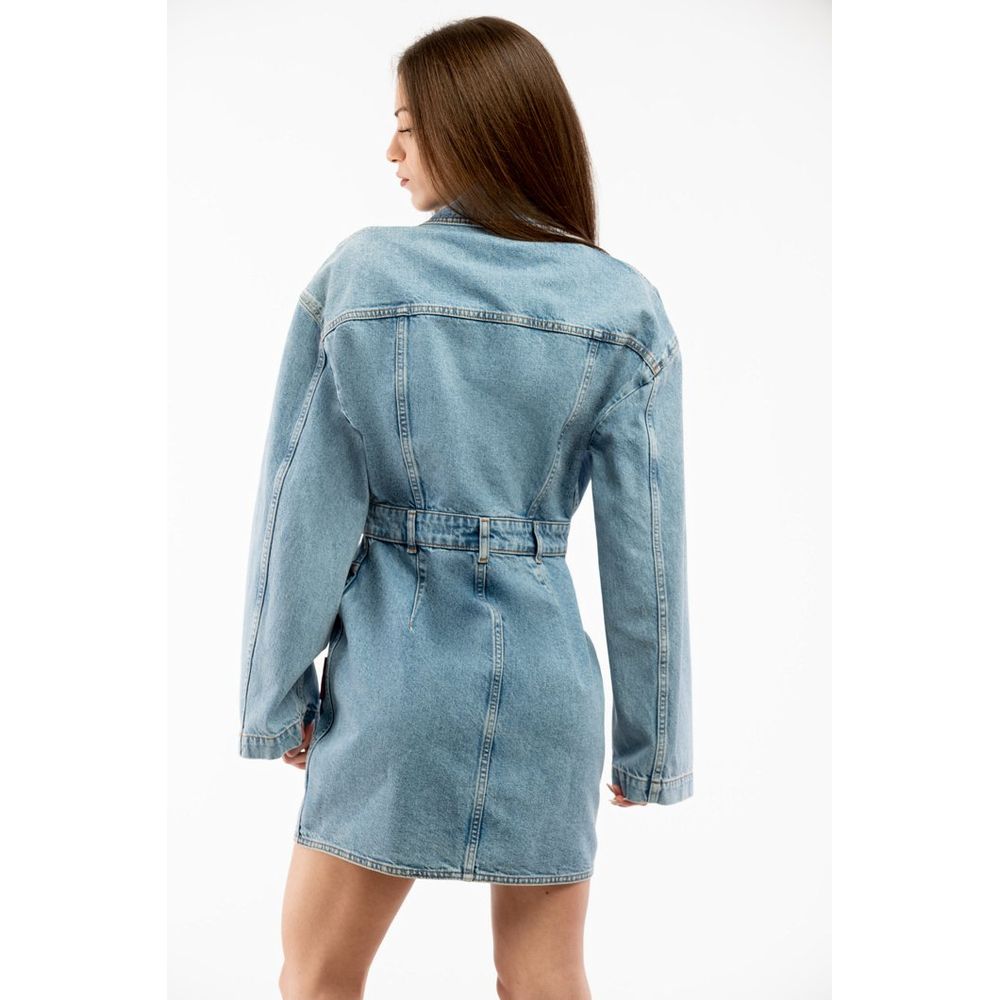 Veste Moschino en jean de coton multicolore