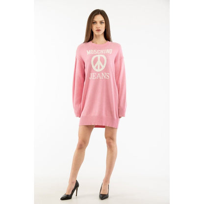 Abito casual in poliammide multicolore Moschino