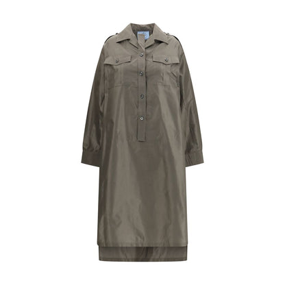 Abito Casual Prada Bicolore in Seta