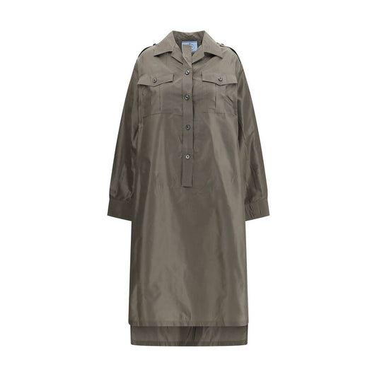 Abito Casual Prada Bicolore in Seta