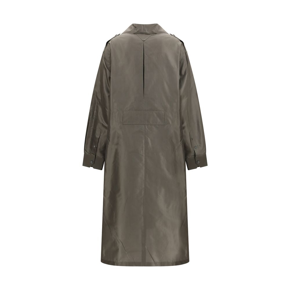 Robe décontractée Prada en soie bicolore