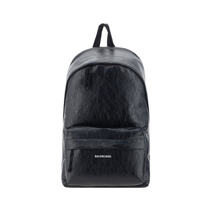 Zaino Balenciaga in agnello nero Ovis Aries Aries