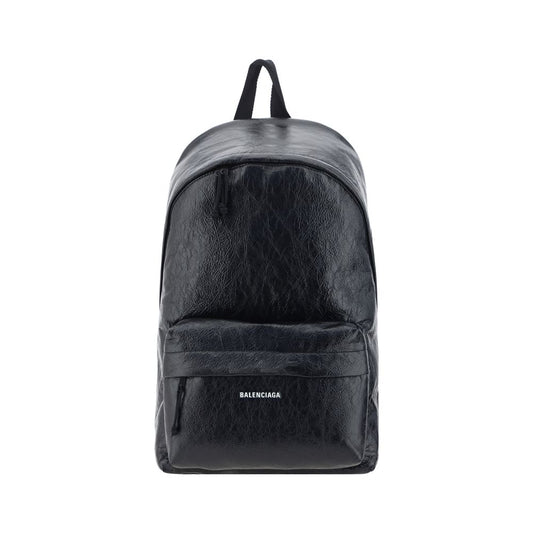 Zaino Balenciaga in agnello nero Ovis Aries Aries
