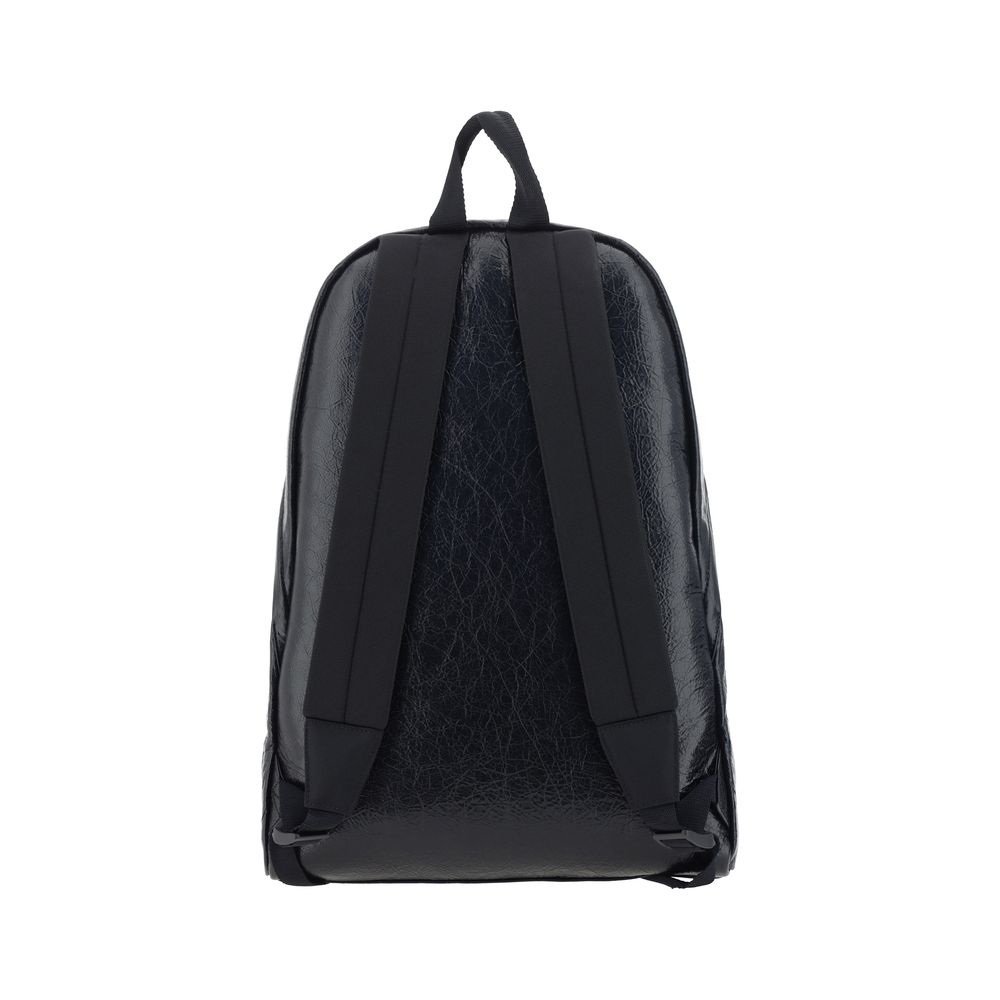Balenciaga Black Lamb Ovis Aries Aries Backpack