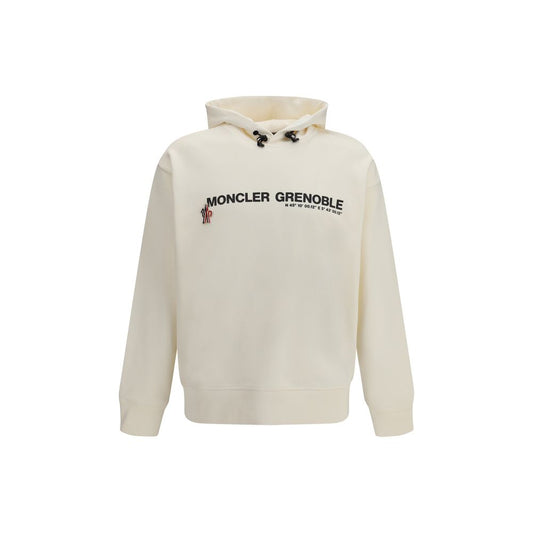 Felpa in cotone beige Moncler Grenoble