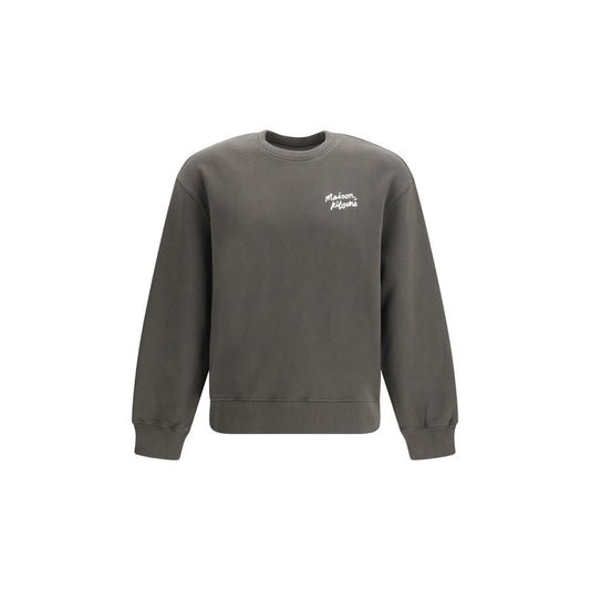 Felpa Maison Kitsuné in cotone marrone