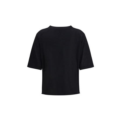 T-shirt Loulou De Saison in cashmere nero