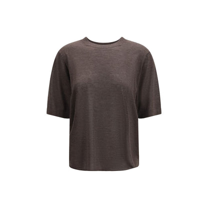 Loulou De Saison T-Shirt in cashmere marrone
