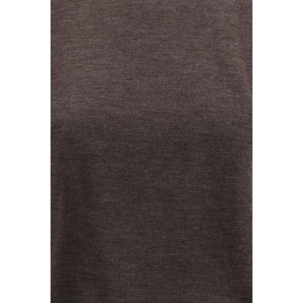T-shirt Loulou De Saison en cachemire marron