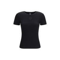 T-shirt nera in cotone PINKO