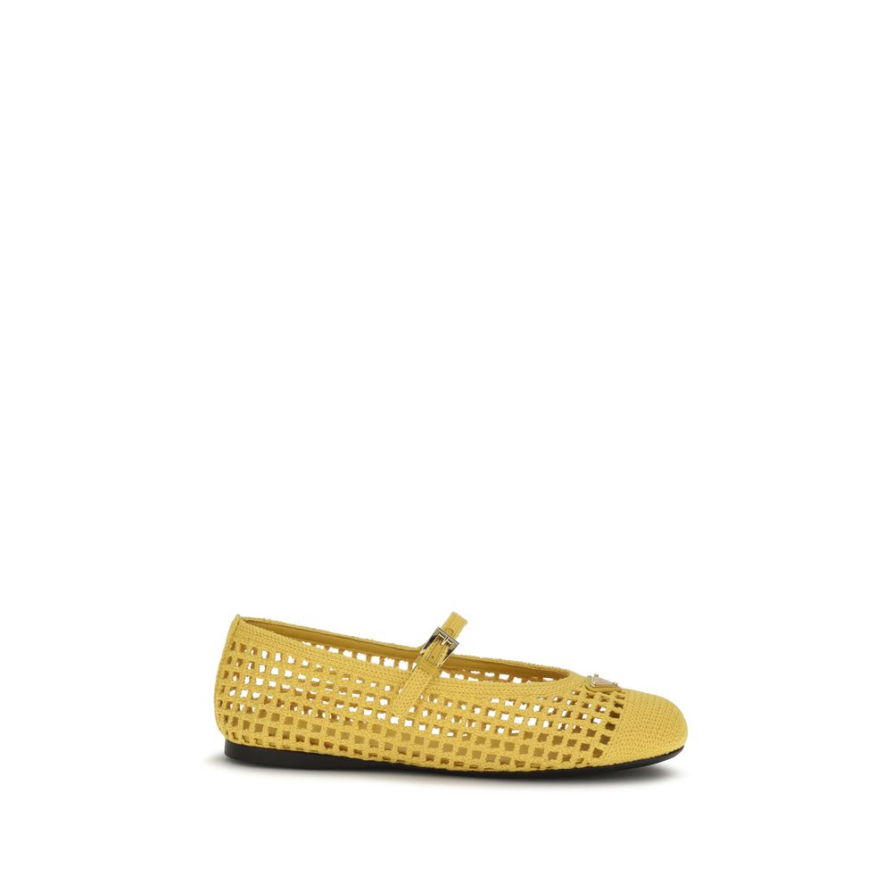 Ballerine Prada bicolore in cotone