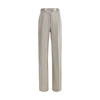 Forte_Forte Silver Polyester Casual Pants