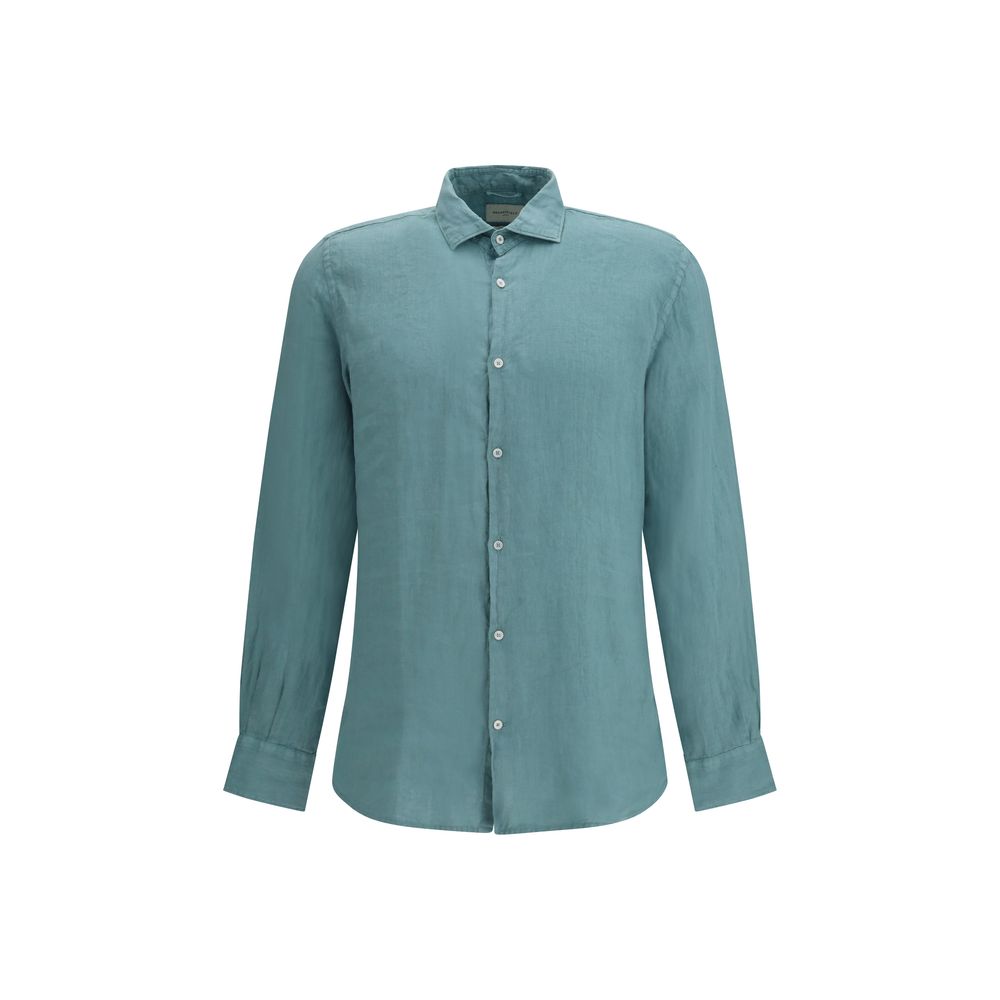 Camicia in lino bicolore Brooksfield
