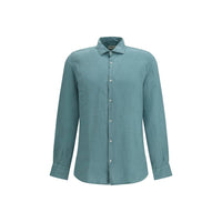Camicia in lino bicolore Brooksfield
