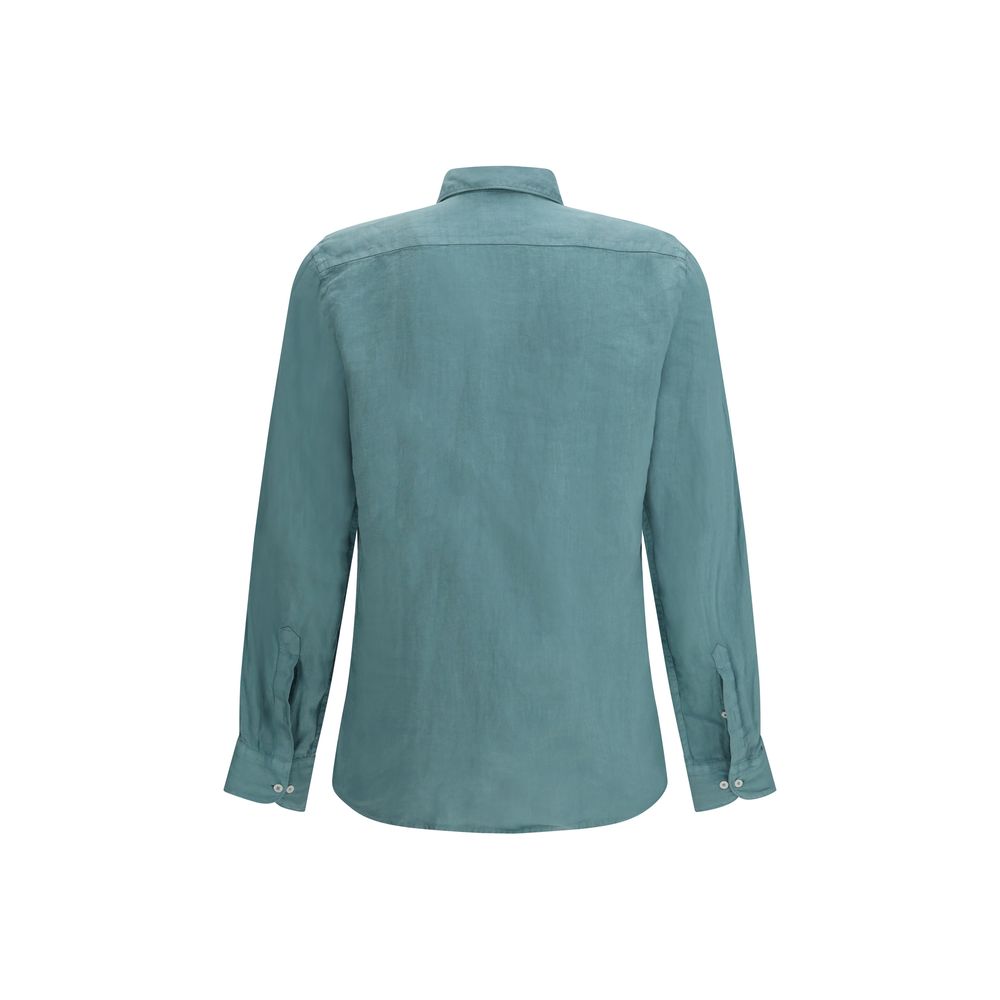 Camicia in lino bicolore Brooksfield