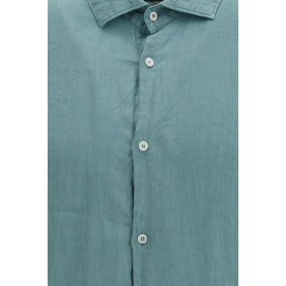 Camicia in lino bicolore Brooksfield