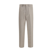 Brunello Cucinelli Beige Cotton Dress Pants