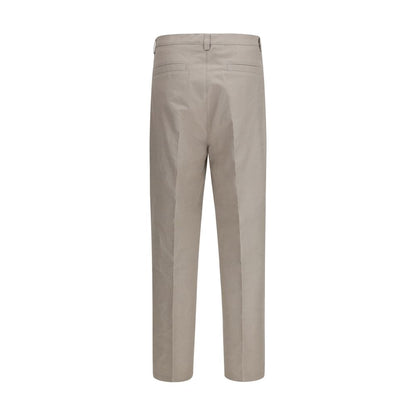 Brunello Cucinelli Beige Cotton Dress Pants