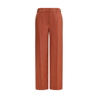 Brunello Cucinelli Pantaloni casual in lino multicolore