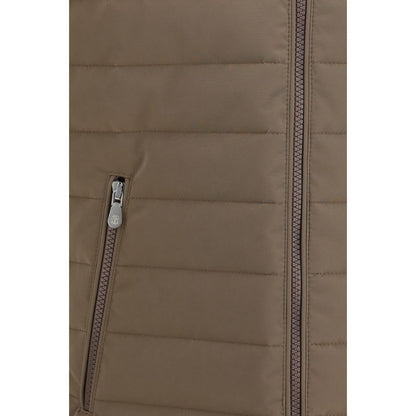 Brunello Cucinelli Gilet in Poliestere Beige Senza Maniche