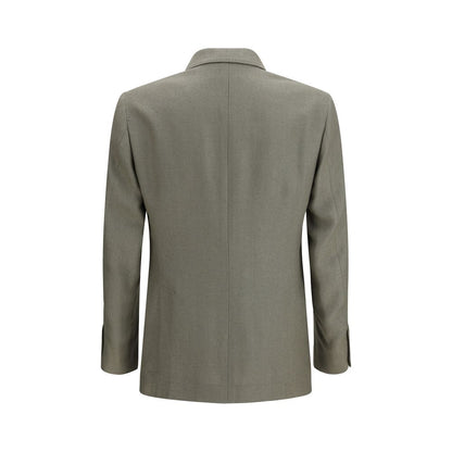 Cappotto in Seta Bicolore Brunello Cucinelli