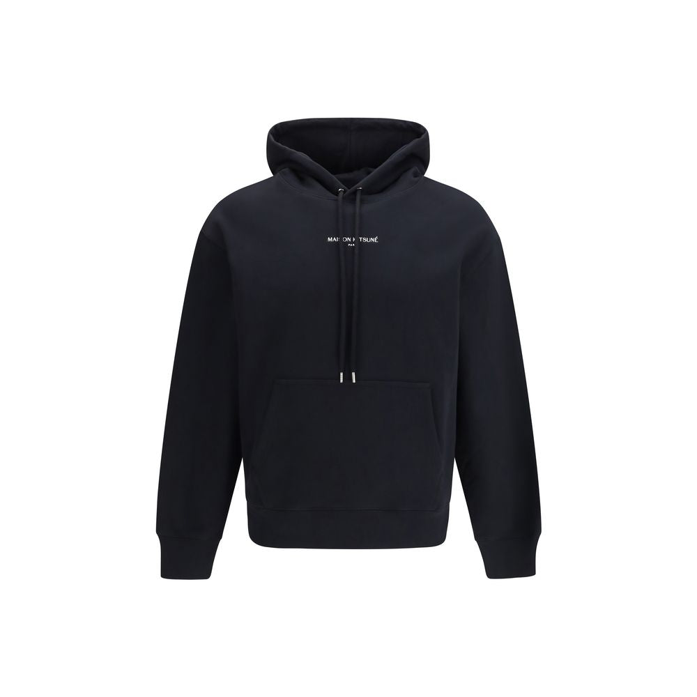 Felpa Maison Kitsuné in cotone nera