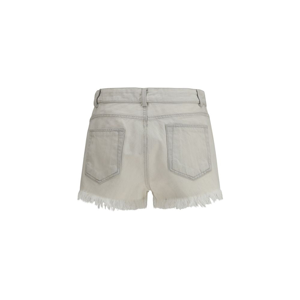 Shorts bermudas en coton beige Rick Owens