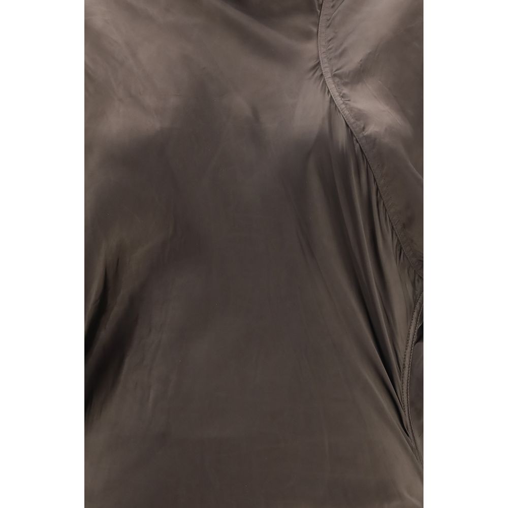 Robe longue Rick Owens marron cuivré
