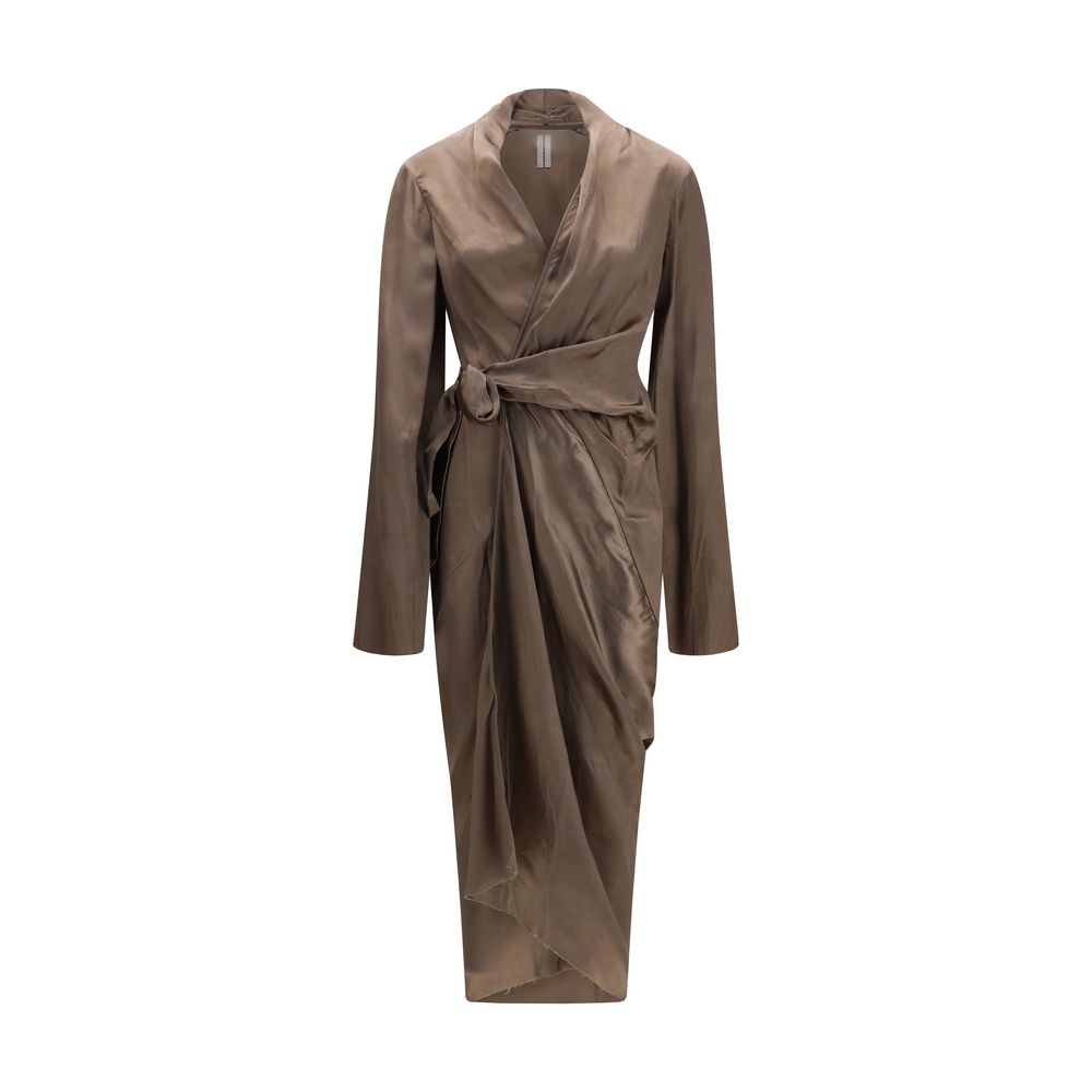 Robe décontractée Rick Owens marron cuivré