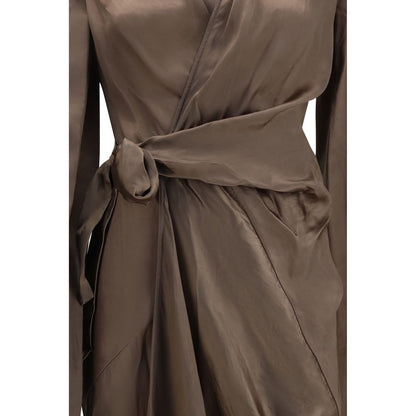 Abito Casual Rick Owens Marrone Rame