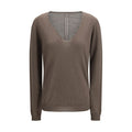 Maglione Oves Aries in lana grigia Rick Owens
