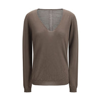 Felpa in lana grigia Oves Aries Rick Owens