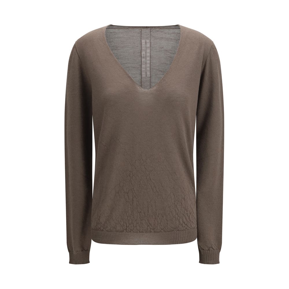 Sweat-shirt Rick Owens en laine grise Oves Aries