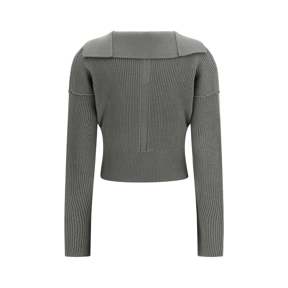Sweat-shirt bicolore en laine Rick Owens Oves Aries