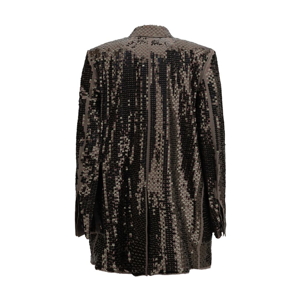 Veste en coton multicolore Rick Owens